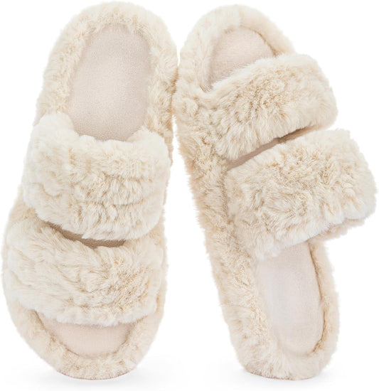 RockDove Women's Pluffie Open Toe Slippers