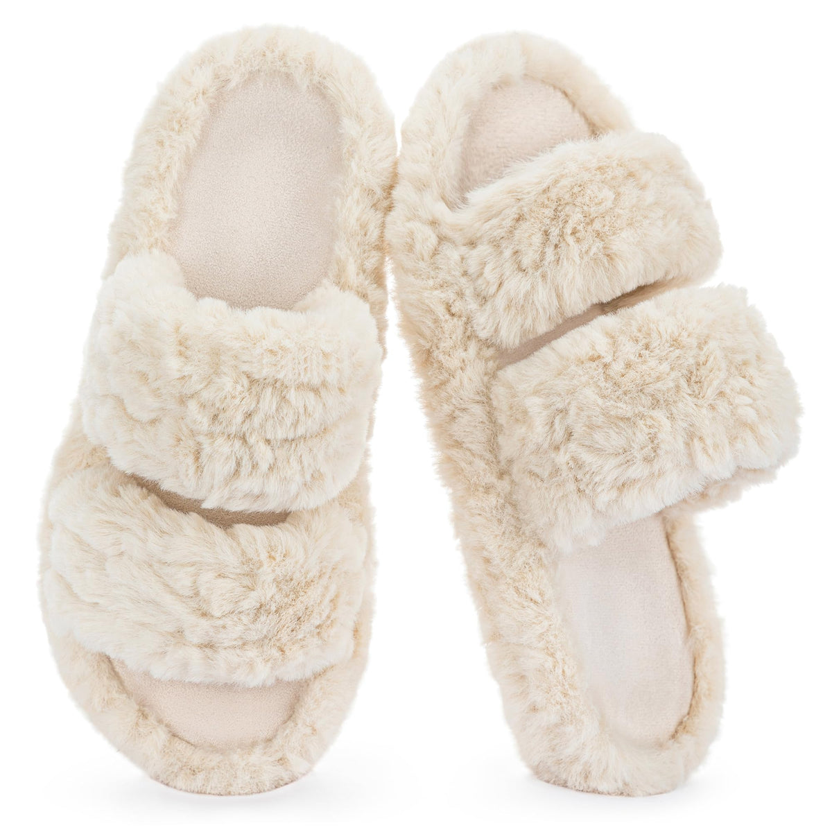 RockDove Women's Pluffie Open Toe Slippers
