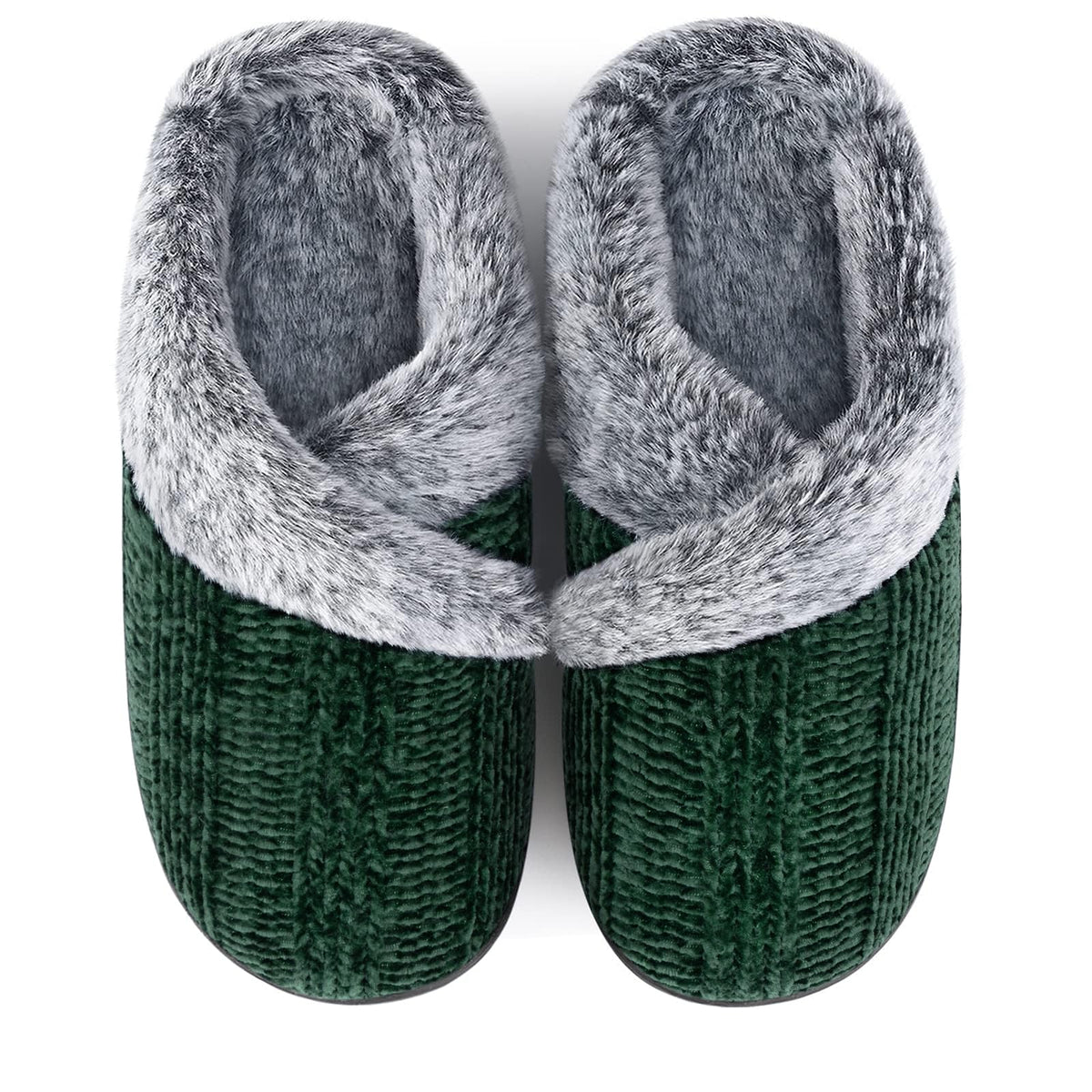 Slippers for Women Fuzzy House Slip on Indoor Outdoor Bedroom Home Shoes