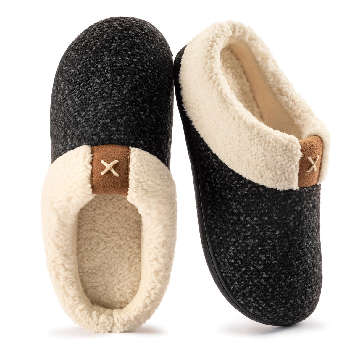 ULTRAIDEAS Women's Indoor Outdoor Slipper Memory Foam