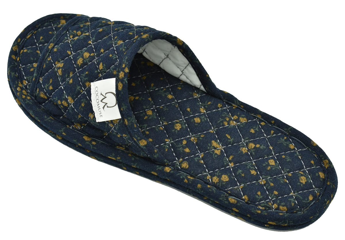 Ultralight Soft Indoor Open Toe Cotton linen Slippers Absorb Sweat Cloth Bottom House Slippers