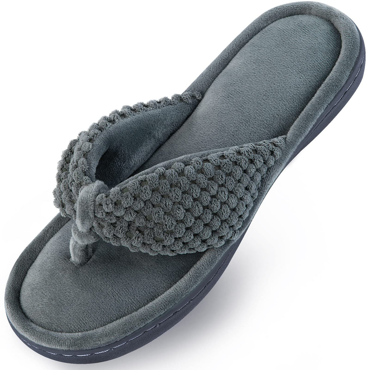 Parlovable Women's Memory Foam Flip Flop Slippers