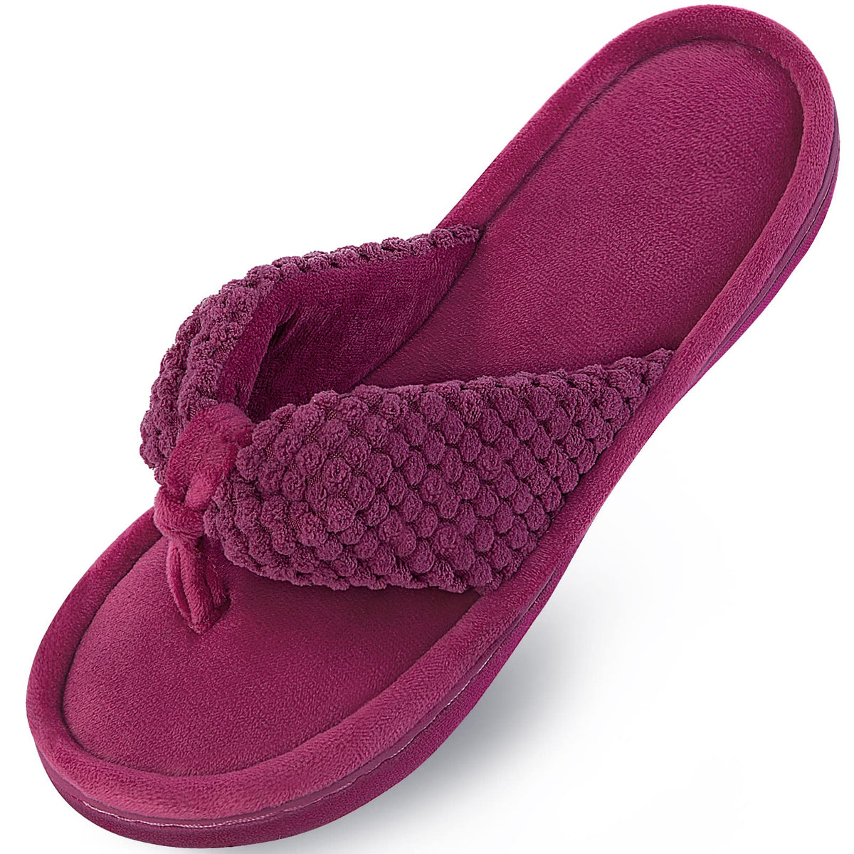 Parlovable Women's Memory Foam Flip Flop Slippers