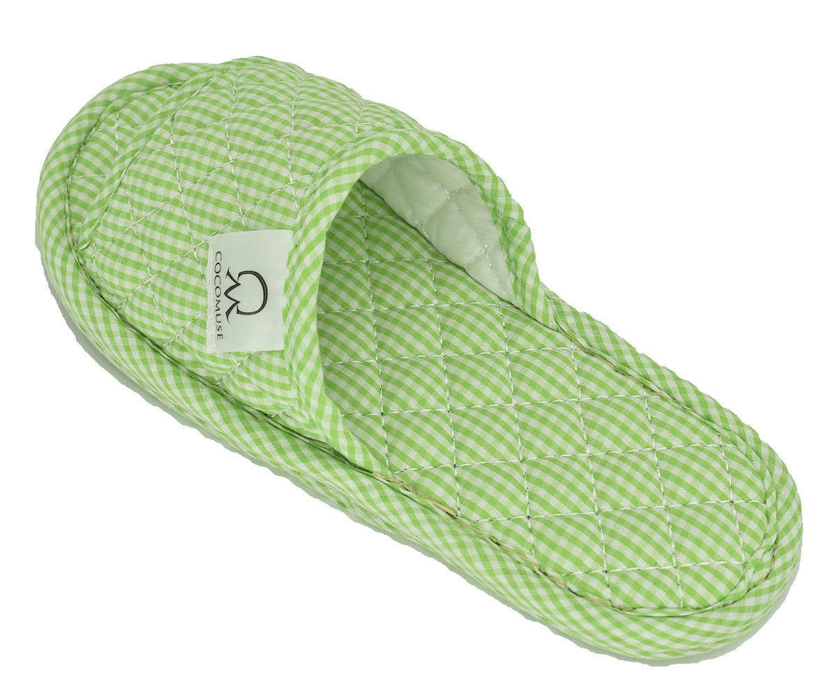Ultralight Soft Indoor Open Toe Cotton linen Slippers Absorb Sweat Cloth Bottom House Slippers