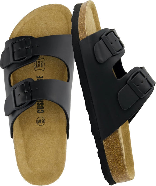 CUSHIONAIRE Lane Cork Slide Women's Sandals, Comfortable Sandals for Women