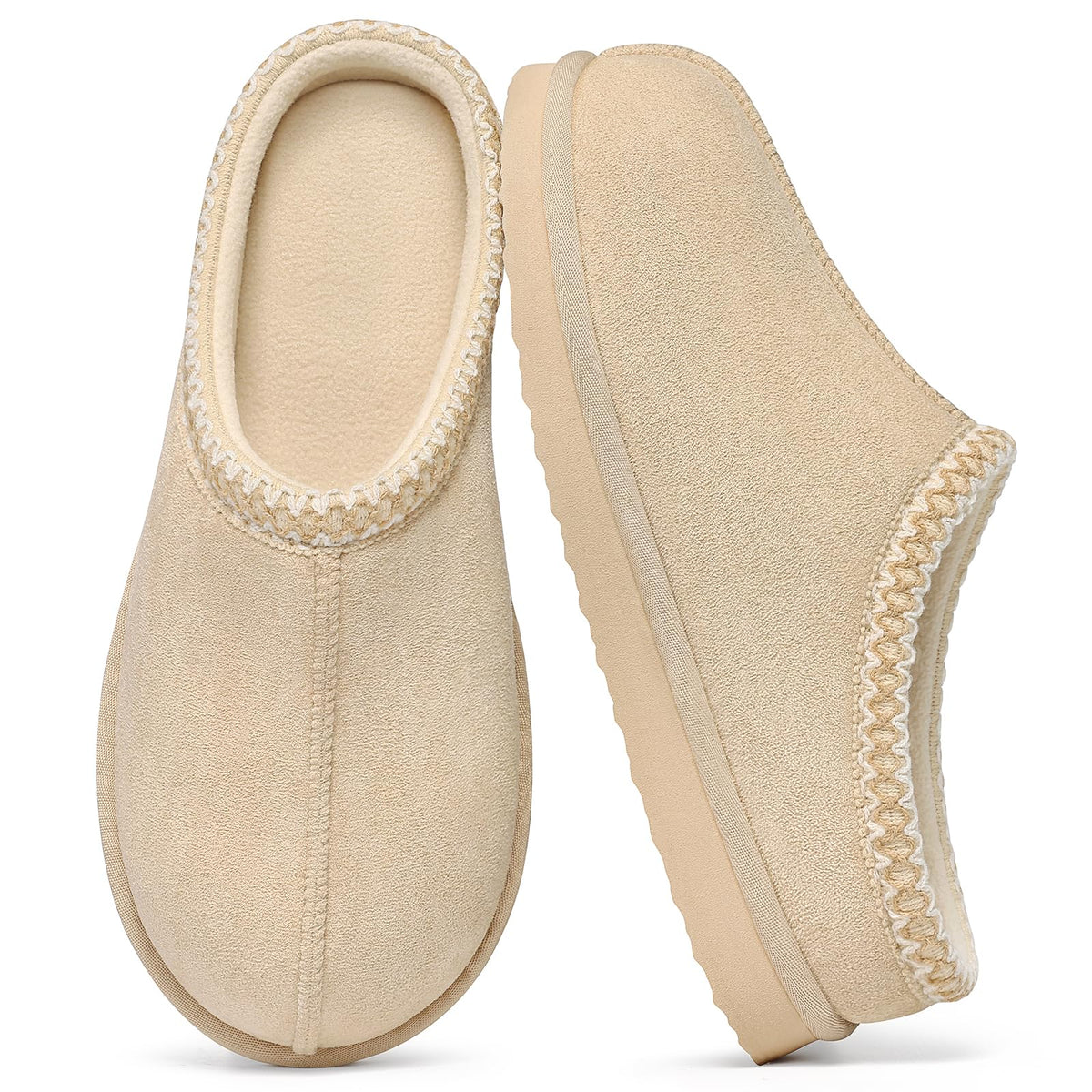 Litfun Memory Foam Fuzzy Slippers for Women House Shoes Indoor Outdoor