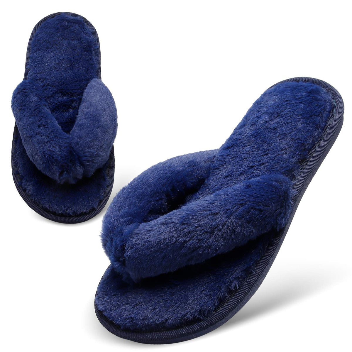 JOINFREE Women's Bedroom Slippers Comfort Four Season Classy Indoor Spa Slide Shoes
