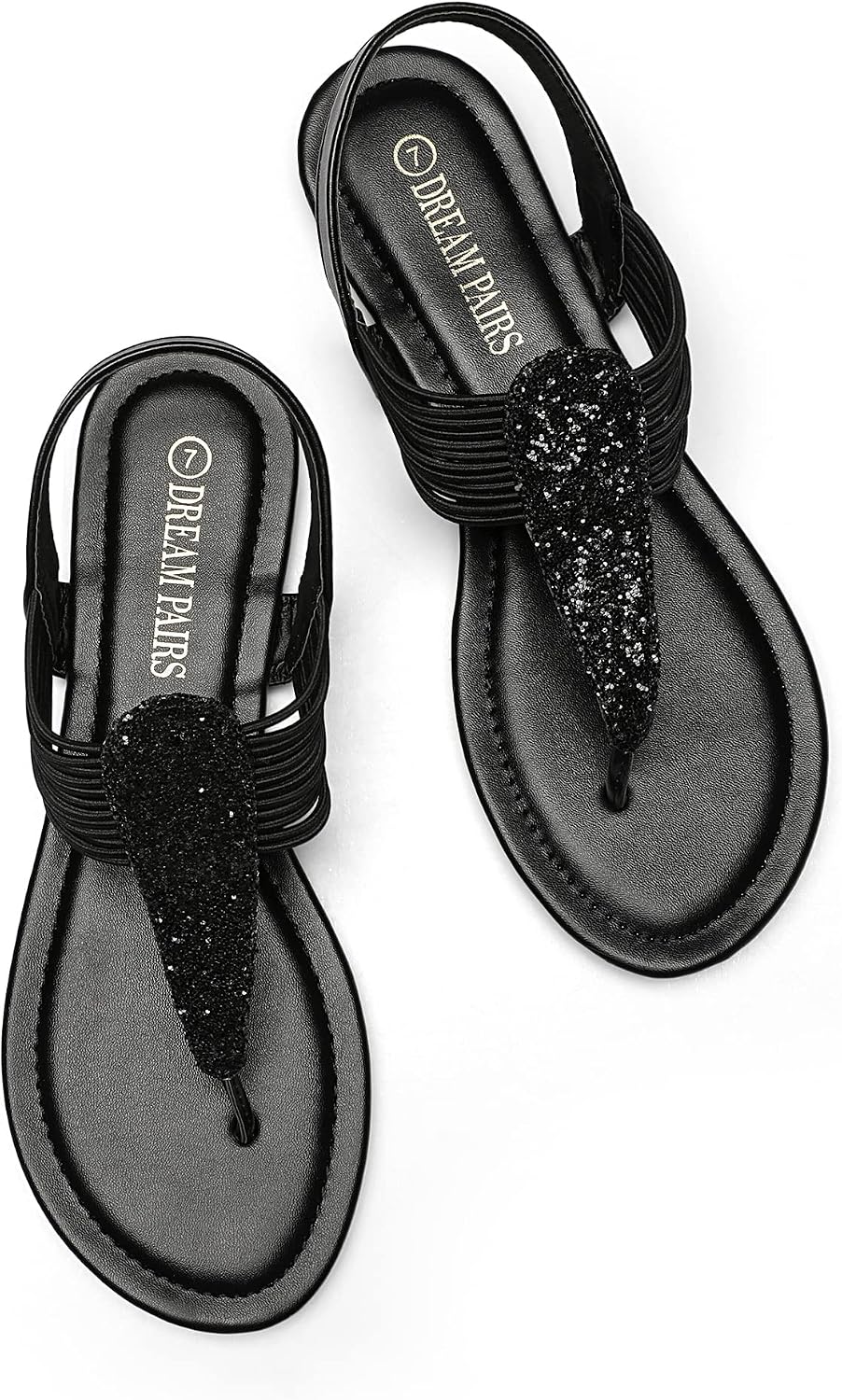 DREAM PAIRS Women's Flat Ankle Strap Sandals