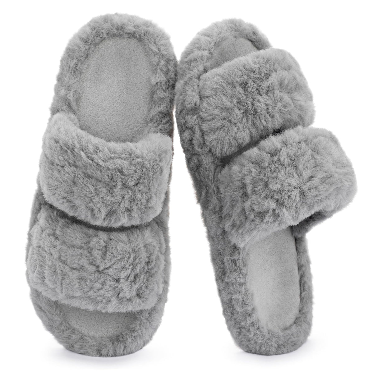 RockDove Women's Pluffie Open Toe Slippers