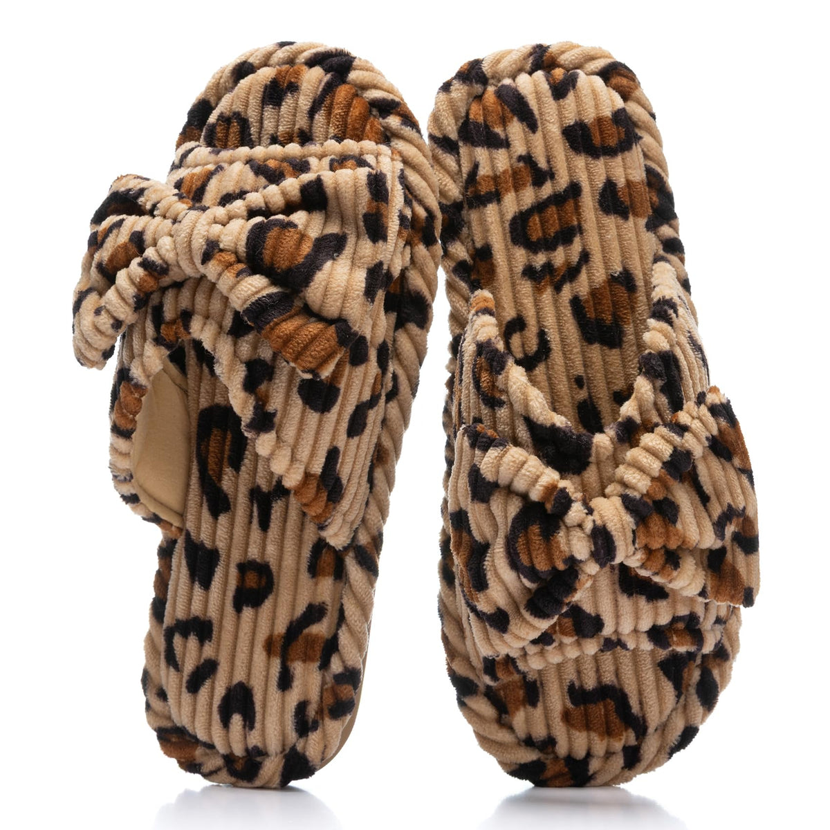 GOEWY Cute Slippers for Women Indoor with Bow Open Toe Summer Shoes