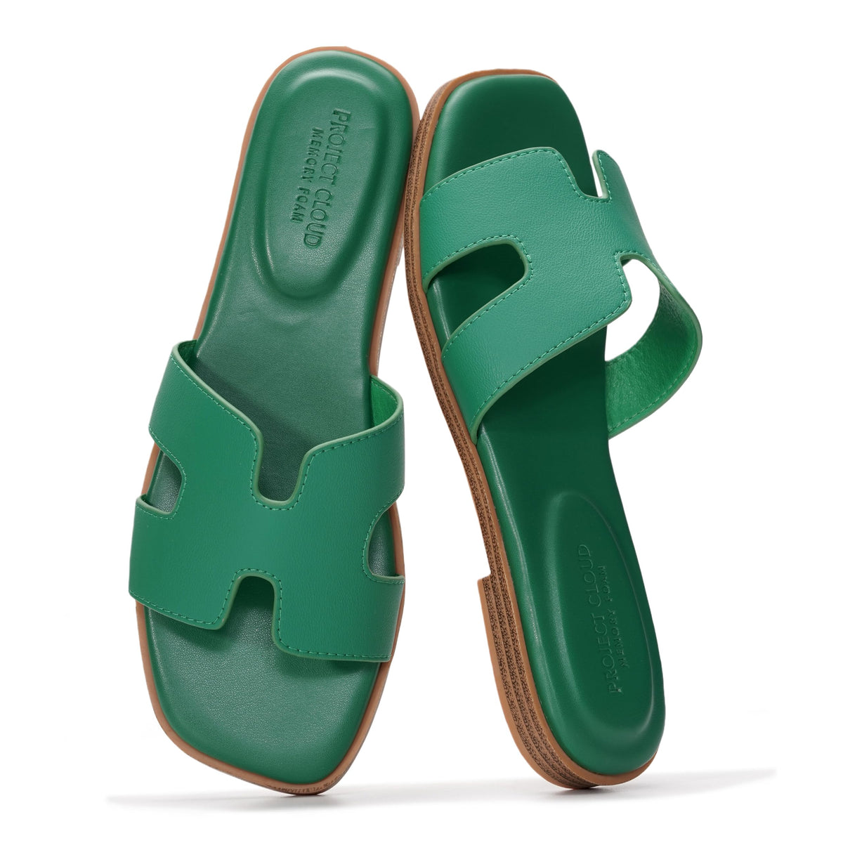 Project Cloud 100% Genuine Leather Sandals Women Flats For Women (Jannel)