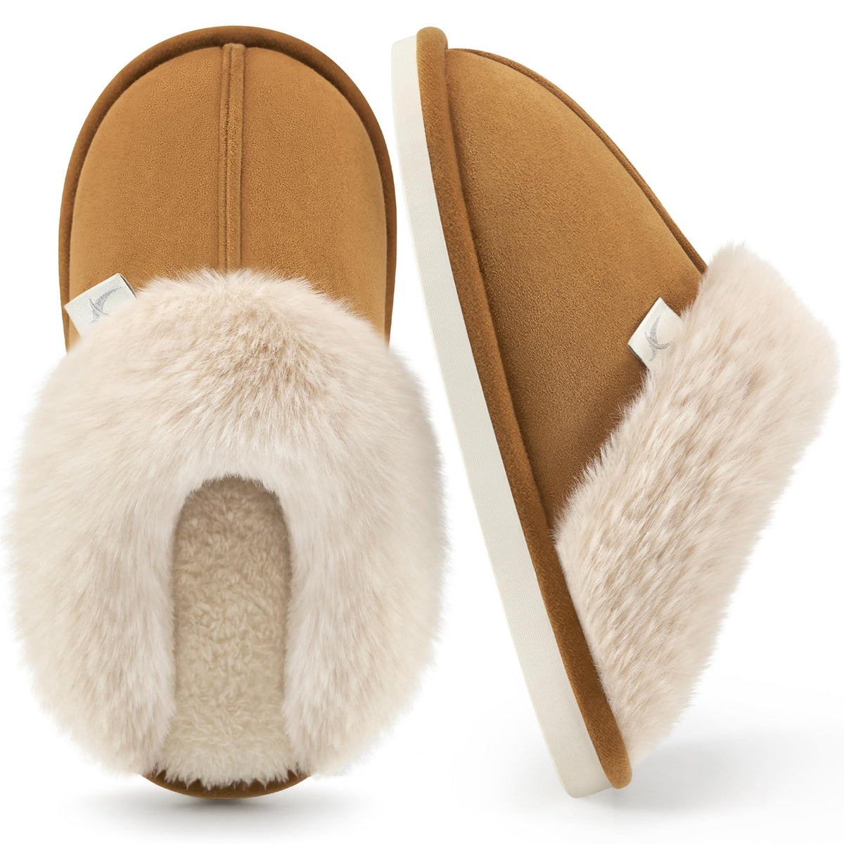 Aomigoct Womens Fuzzy House Slippers: Warm Plush & Non-Slip for Everyday Soft - The Perfect Thoughtful Gift for Mom & Grandma in Winter