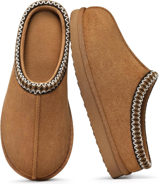 Litfun Memory Foam Fuzzy Slippers for Women House Shoes Indoor Outdoor