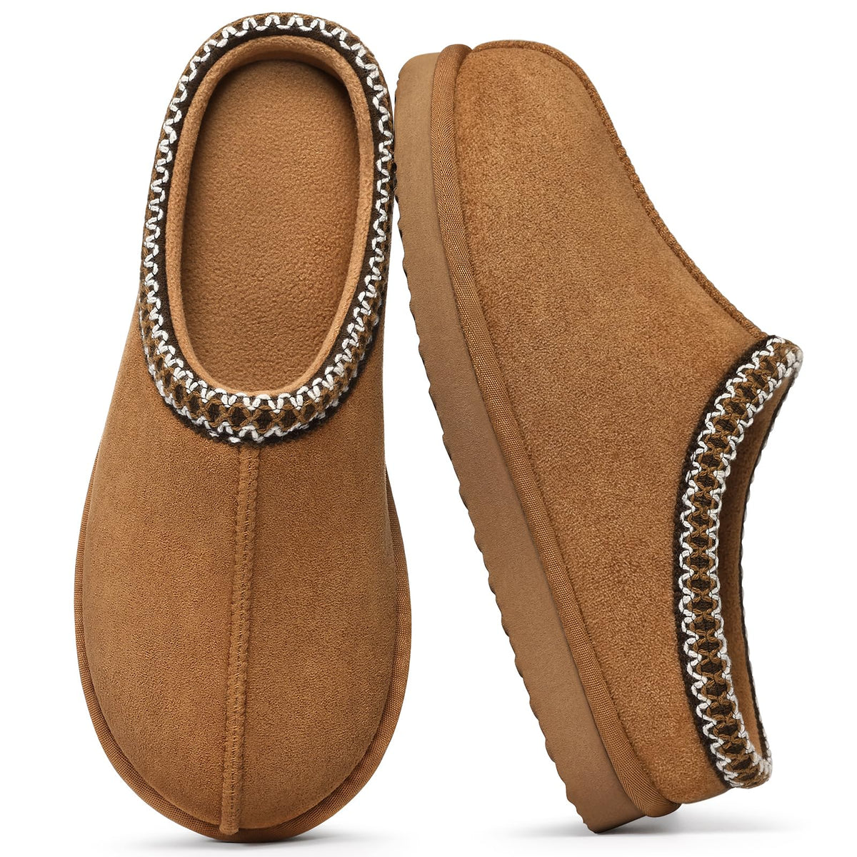 Litfun Memory Foam Fuzzy Slippers for Women House Shoes Indoor Outdoor