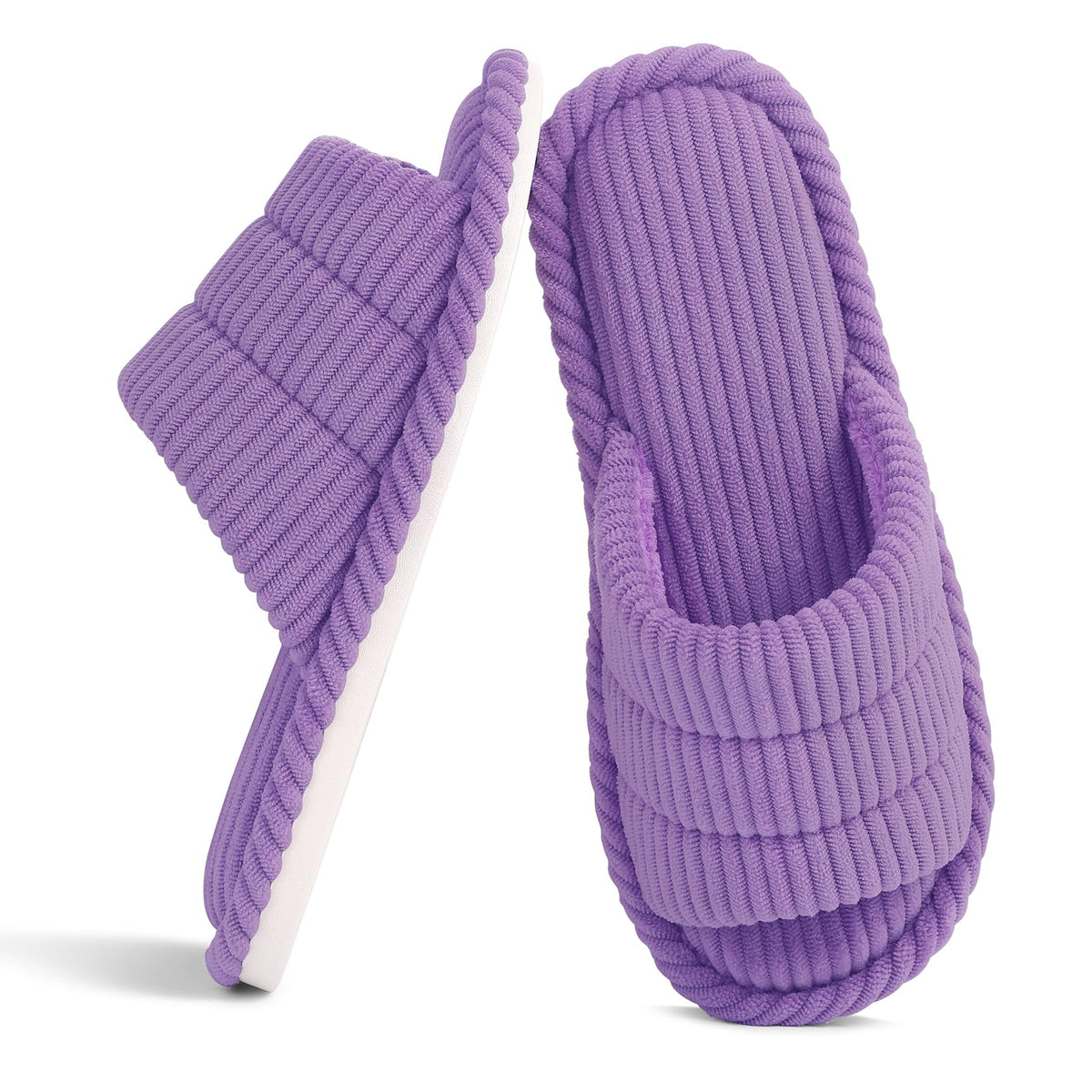 shevalues Summer House Slippers for Women Men Waffle Indoor Slippers