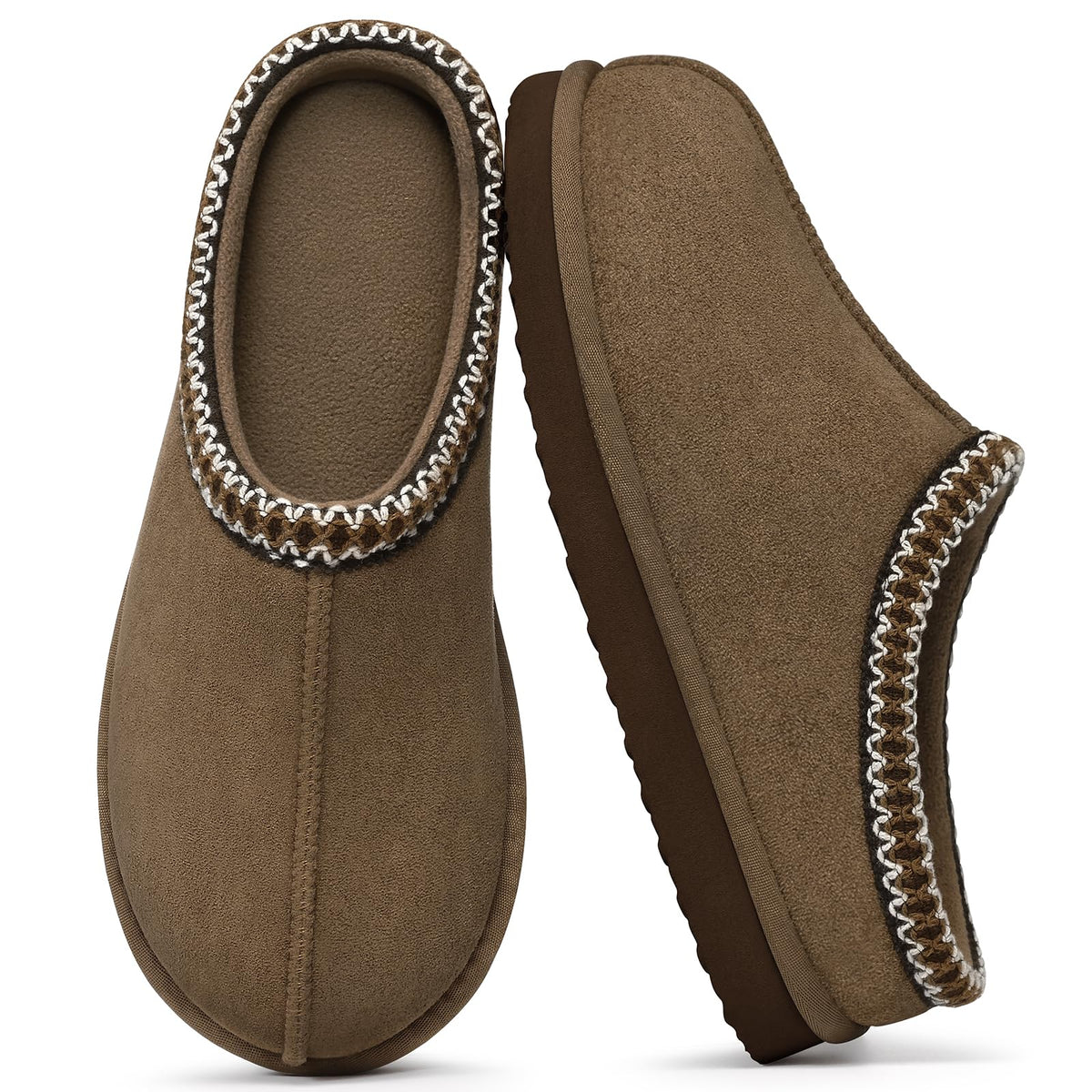 Litfun Memory Foam Fuzzy Slippers for Women House Shoes Indoor Outdoor