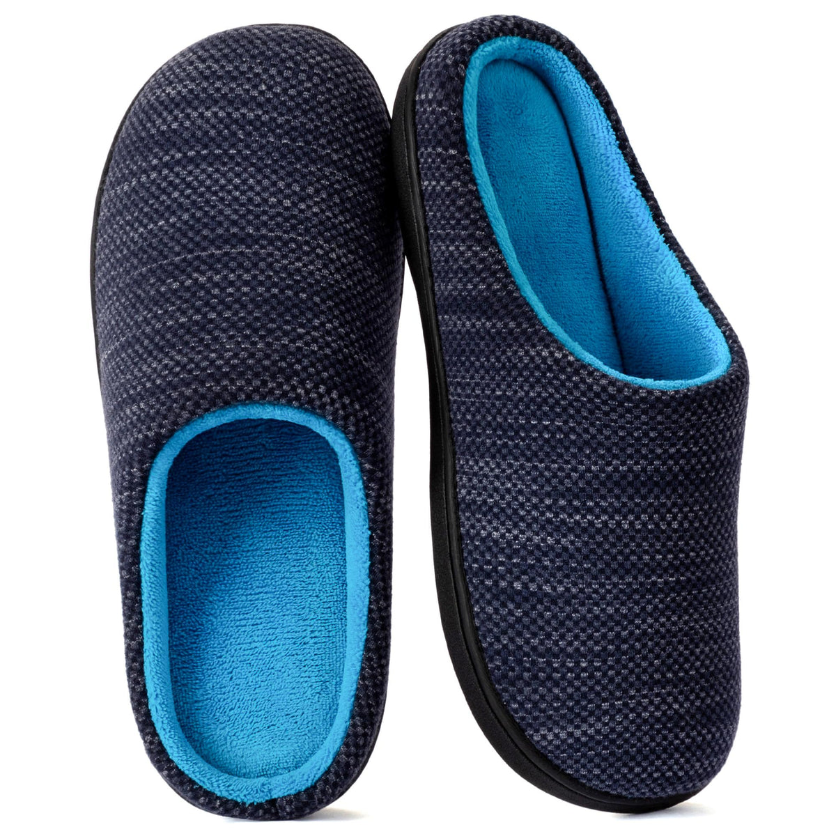 RockDove Womens Birdseye Knit Memory Foam Slippers