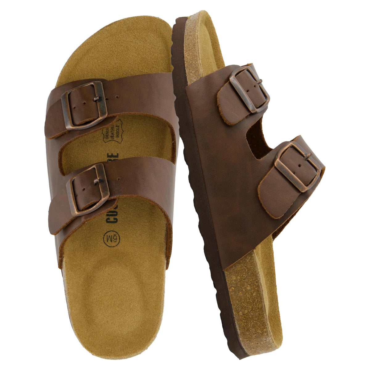 CUSHIONAIRE Lane Cork Slide Women's Sandals, Comfortable Sandals for Women