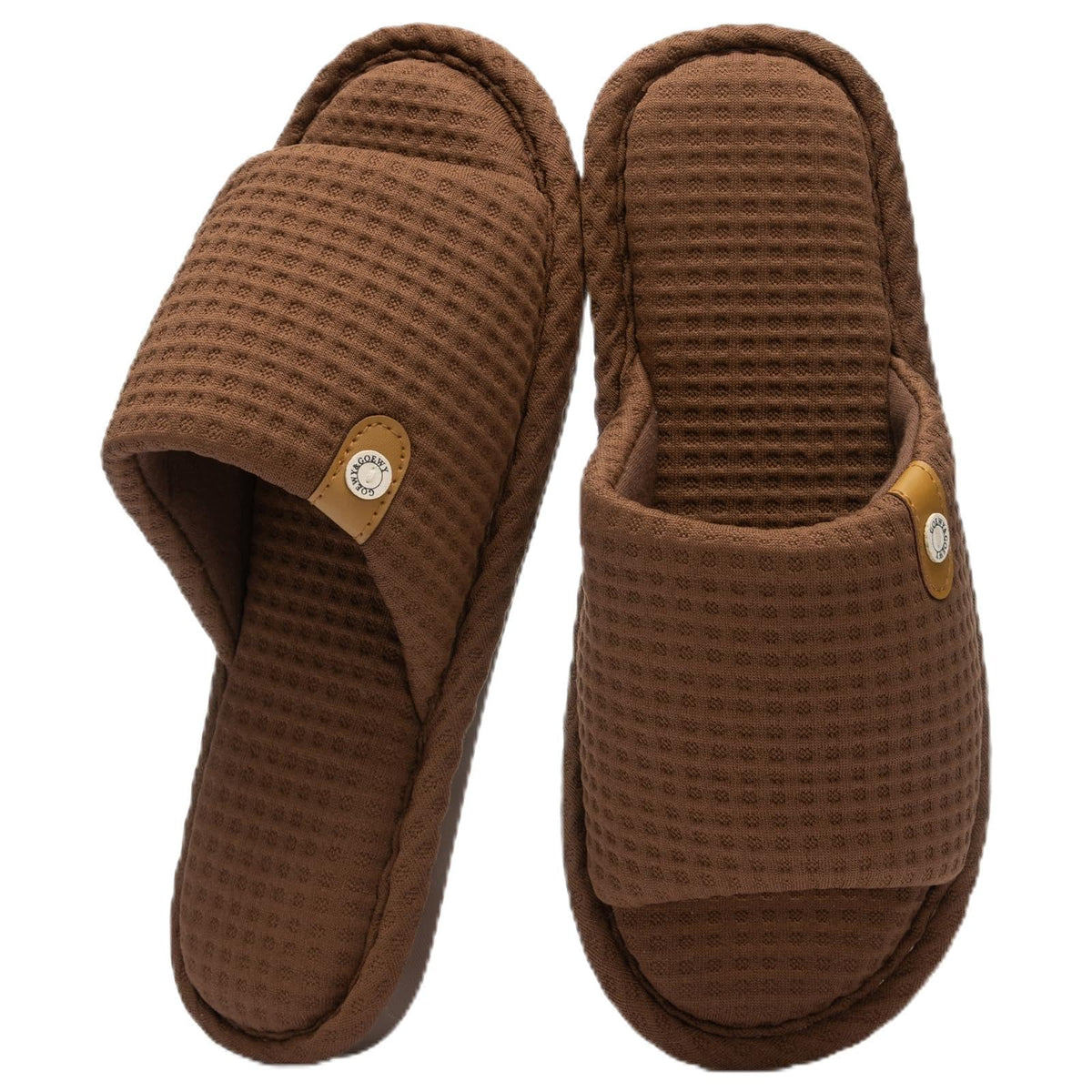 GOEWY Open Toe Slippers for Women Memory Foam House Shoes indoor outdoor