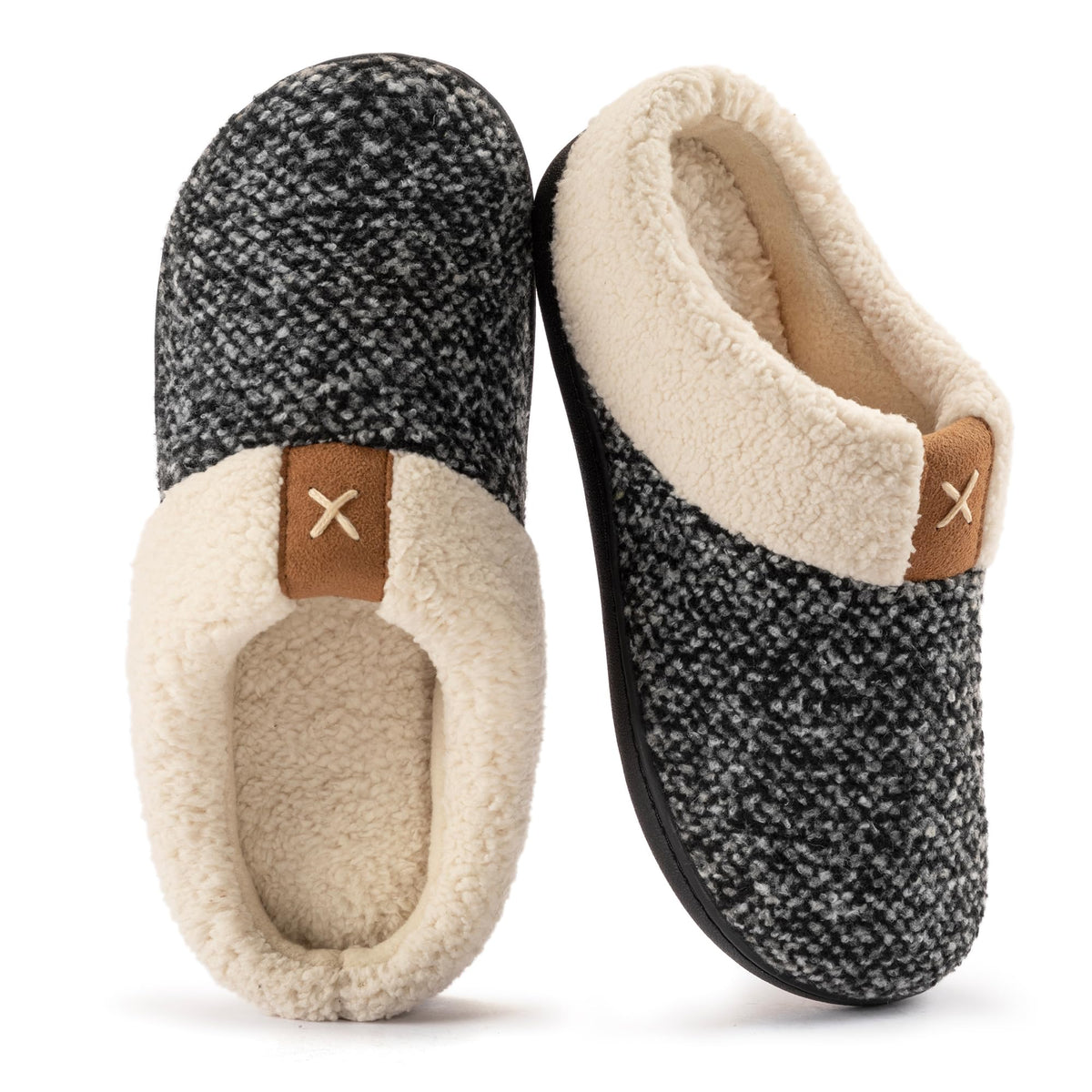 ULTRAIDEAS Women's Indoor Outdoor Slipper Memory Foam