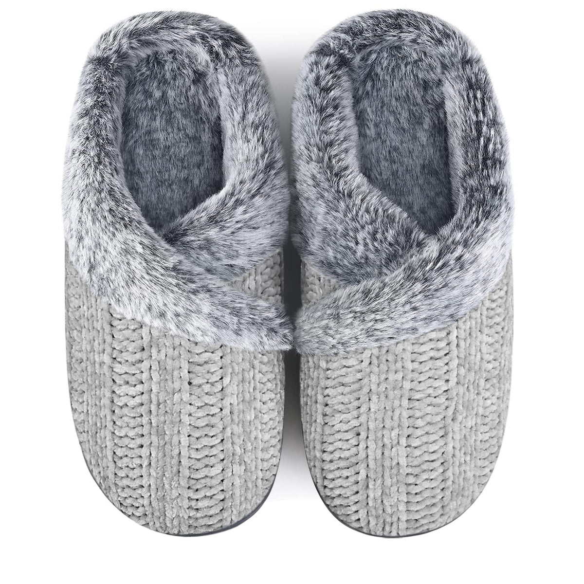 Slippers for Women Fuzzy House Slip on Indoor Outdoor Bedroom Home Shoes