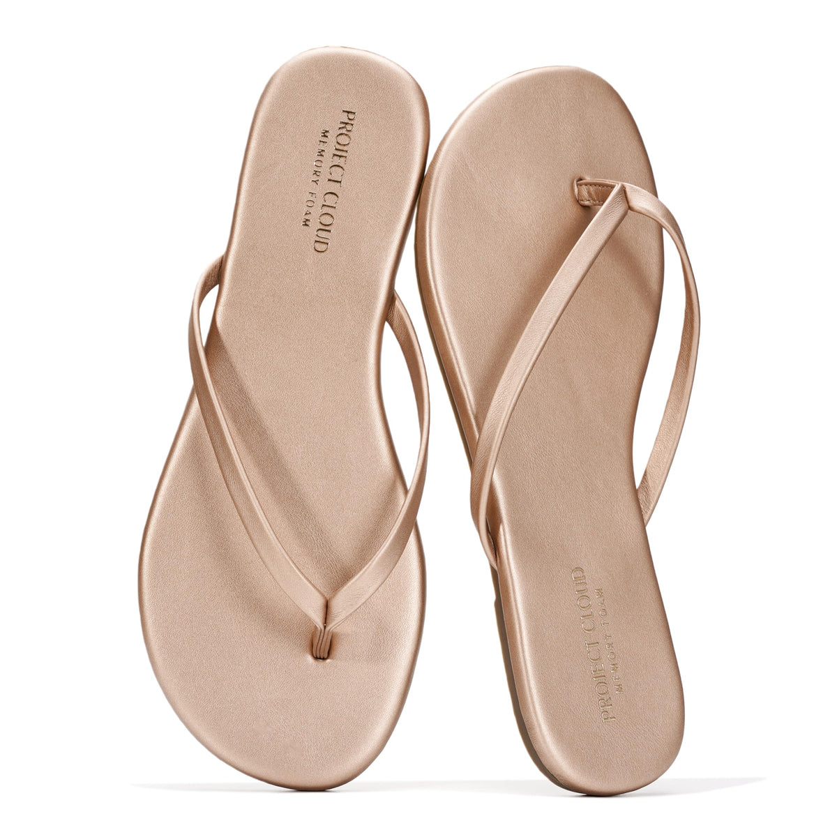 Project Cloud Flip Flops for Women Memory Foam Flats Sandals