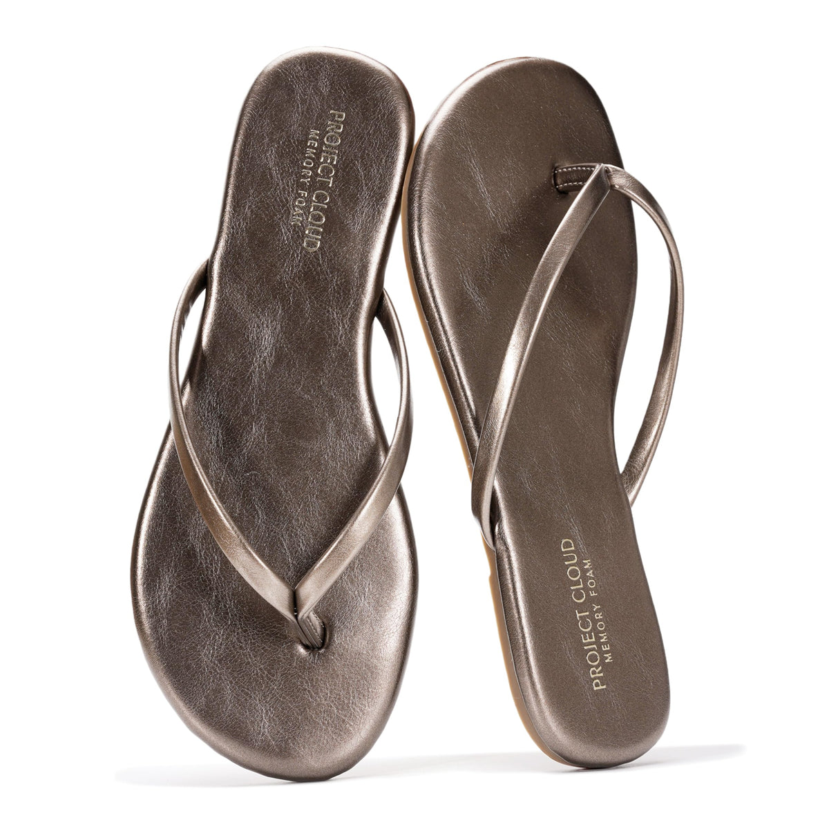 Project Cloud Flip Flops for Women Memory Foam Flats Sandals
