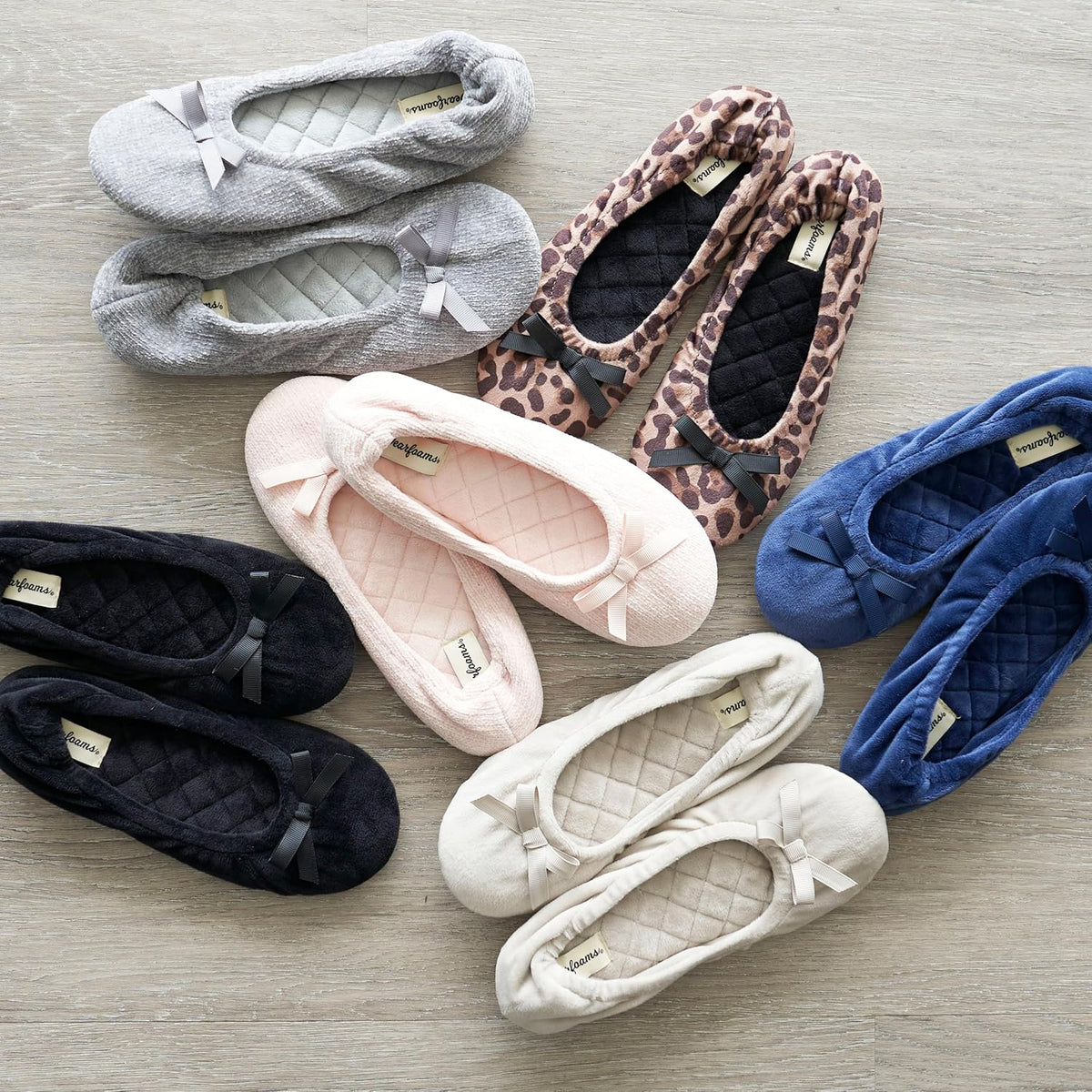 Dearfoams Women's Layla Ballerina